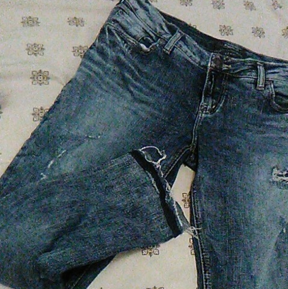 Silver jeans